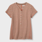 Women's Hemp Knit Short Sleeve Henley