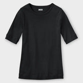 Women's Plus Longtail T Elbow Sleeve Scoopneck
