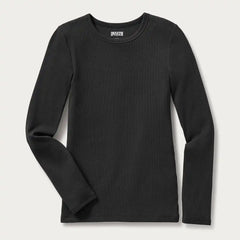 Women's No-Yank Luxe Rib Long Sleeve Crewneck Shirt