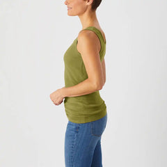 Women's No-Yank Rib Tank