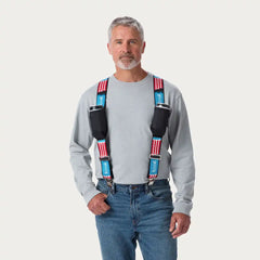Men's X-Back Insulated Bevy Pocket Suspenders