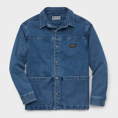 Men's Indigo Dobby Chore Coat