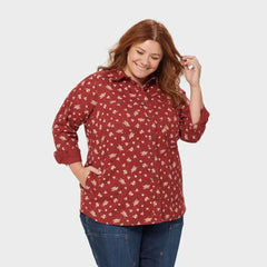 Women's Plus Free Swingin' Flannel Tunic