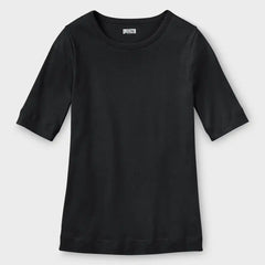 Women's Plus Longtail T Elbow Sleeve Scoopneck