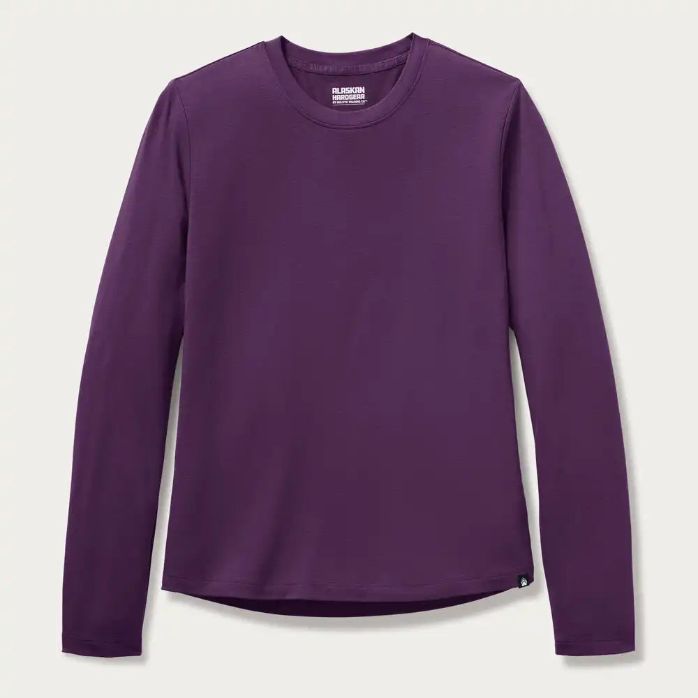 Women's AKHG Plus Renew Bamboo Crewneck Long Sleeve Tee