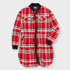 Women's Folklore Flannel Insulated Duster