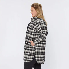 Women's Plus Folklore Flannel Duster