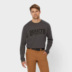 Men's Longtail T Relaxed Fit LS Logo T-Shirt